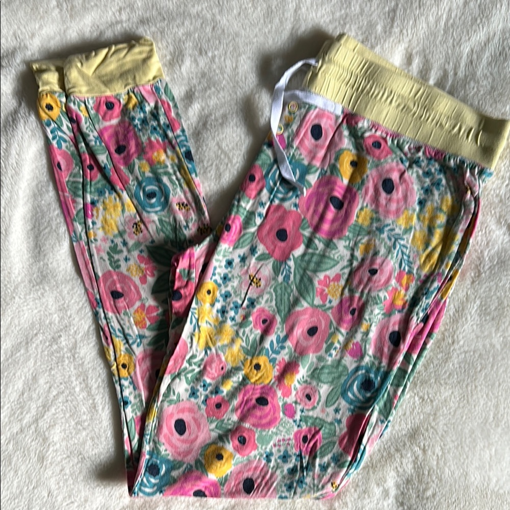 Little Sleepies Secret Garden Pajama Joggers (S)
